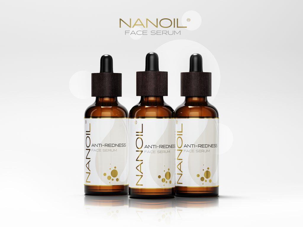 serum do twarzy do cery naczynkowej Nanoil